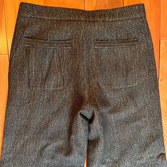 Free People Black Tweed Wide-Leg Wool Pants - Picture 9 of 9